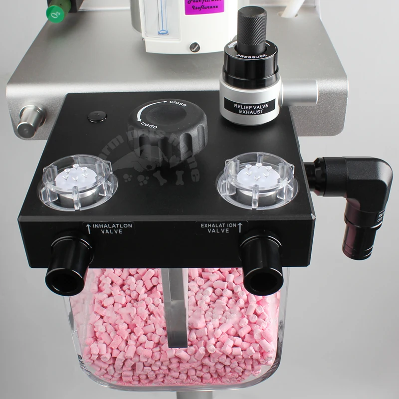 Máquina de anestesia veterinaria con carro para gatos y perros - imagen 2