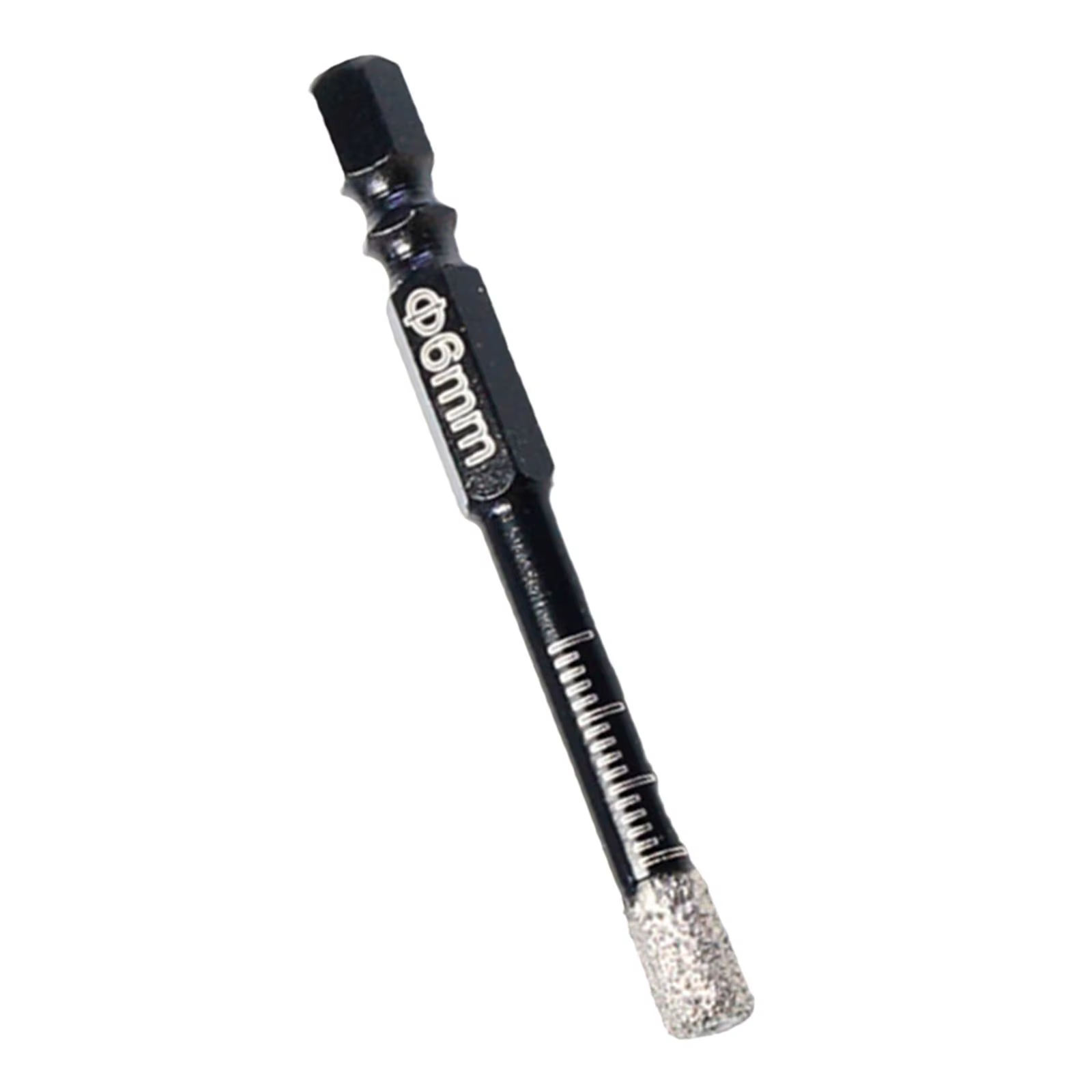 Broca de diamante con vástago hexagonal para sierras perforadoras, de larga duración, para trabajos en seco y húmedo en azulejos, gres, granito y vidrio