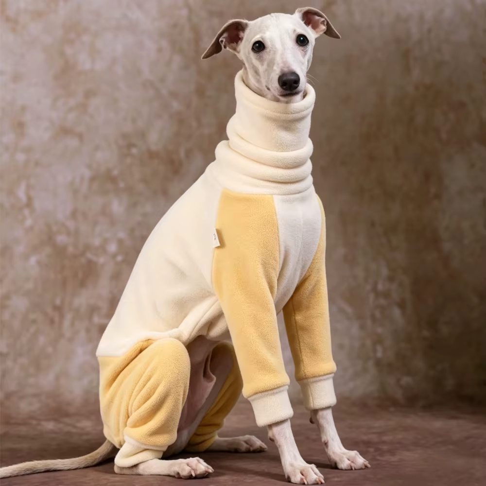 Abrigo forro polar para Galgo Italiano y Whippet
