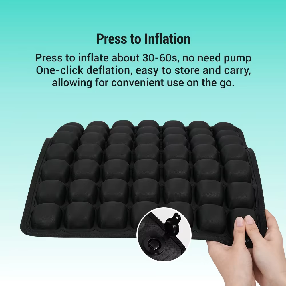 Cojín para coche ergonómico 3D inflable ajustable de gato y perro