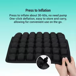 Cojín para coche ergonómico 3D inflable ajustable de gato y perro