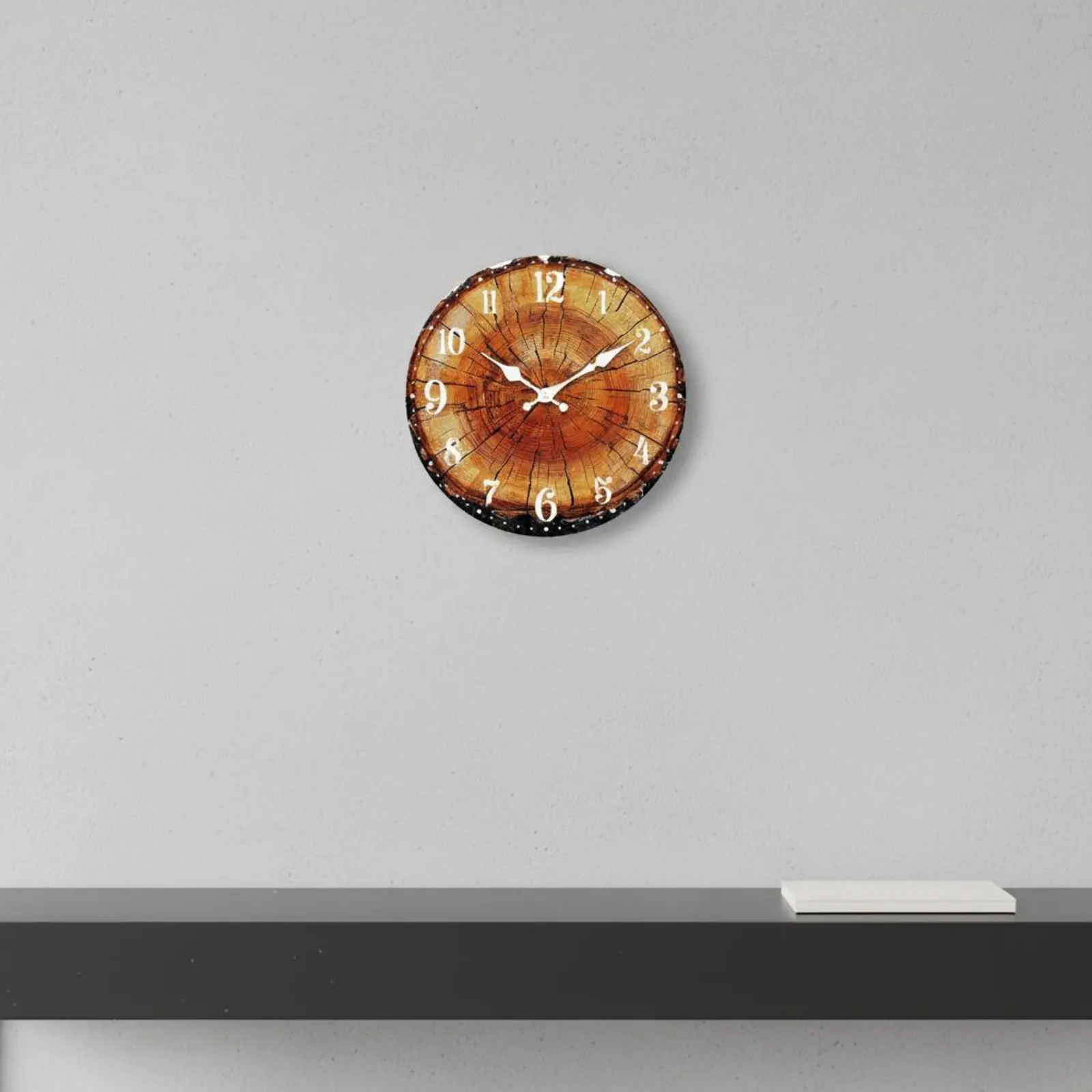 Reloj de pared nórdico con números grandes, fácil de colgar - imagen 2