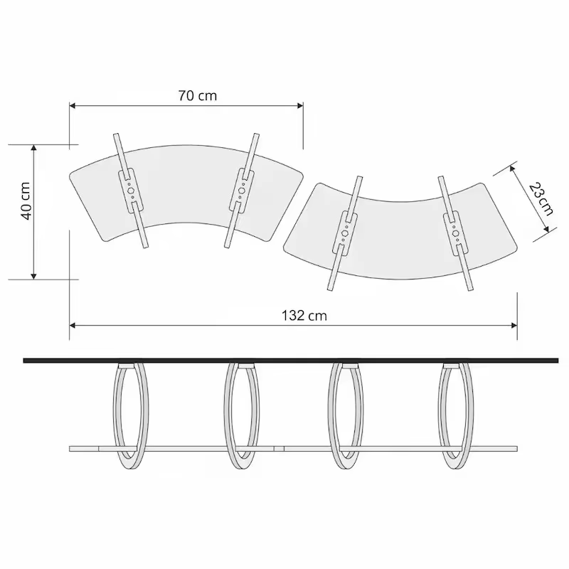 Pasarela de madera para gatos de pared, escalada y descanso