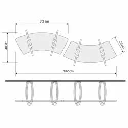 Pasarela de madera para gatos de pared, escalada y descanso