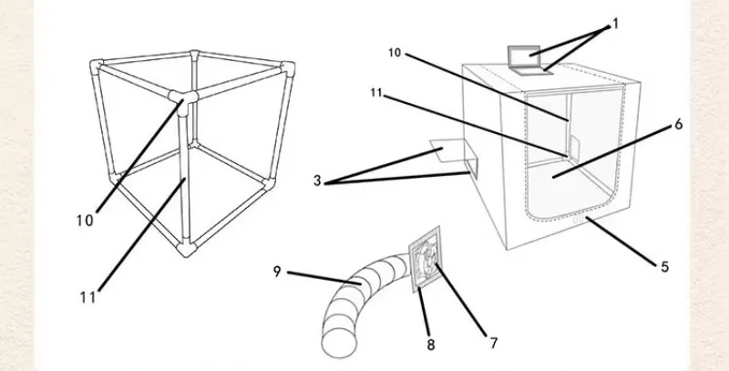 Caja de incubación para reptiles con aislamiento térmico