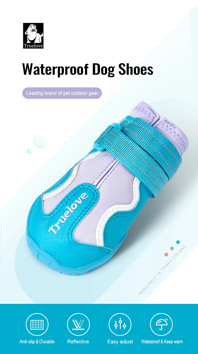 Zapato Truelove mostrando ajuste y correas reflectantes