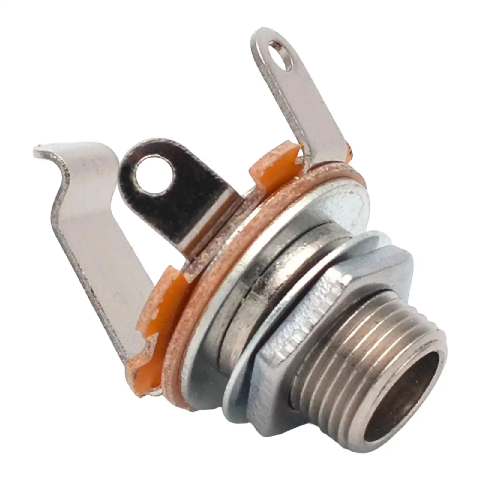 Conector de entrada mono para guitarra y bajo de 1/4 de pulgada