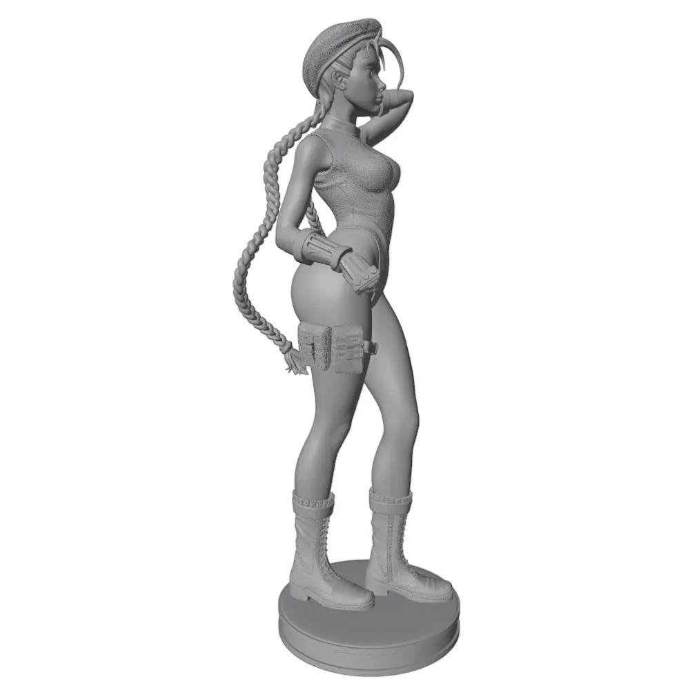 Kit resina GK 1/24 chica – Miniatura impresa 3D sin pintar ni montar