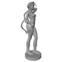 Kit resina GK 1/24 chica – Miniatura impresa 3D sin pintar ni montar