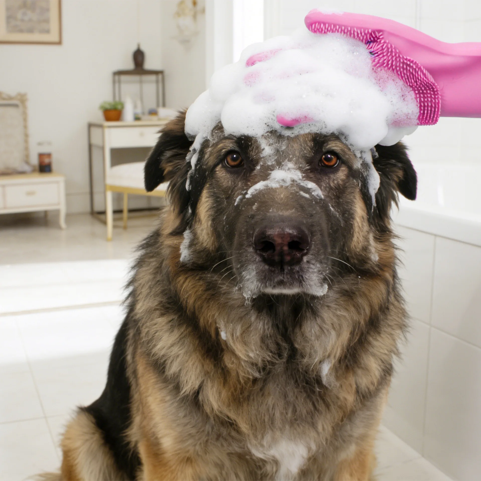 Guante quitapelos de silicona para perros y gatos, higiene - imagen 5