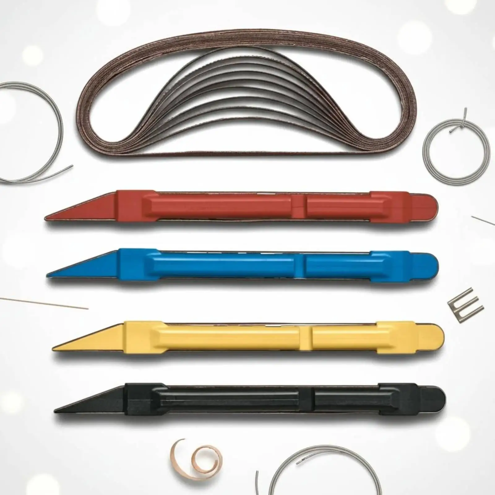 Kit de lijado para trastes de guitarra con óxido de aluminio - imagen 4
