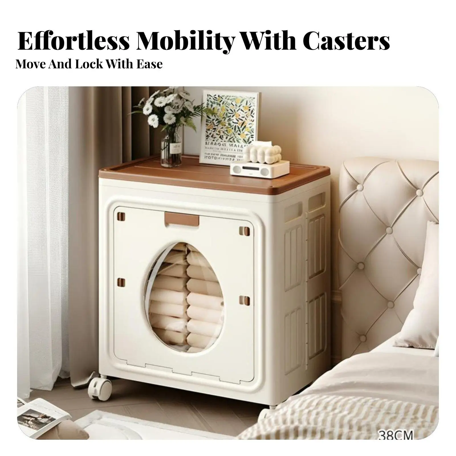 Organizador cajones plegable con tapa para gato y perro - imagen 4