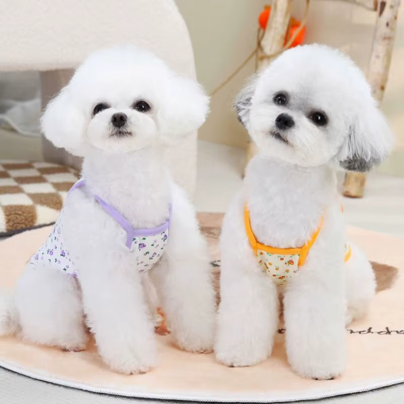 Camiseta de tirantes floral para verano – Perro pequeño y gato