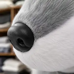 Máscara de Fursuit para Perro – Cabeza de Disfraz Suave para Cosplay