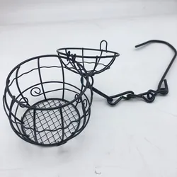 Comedero para pájaros de exterior con cadena de metal para jardín y balcón