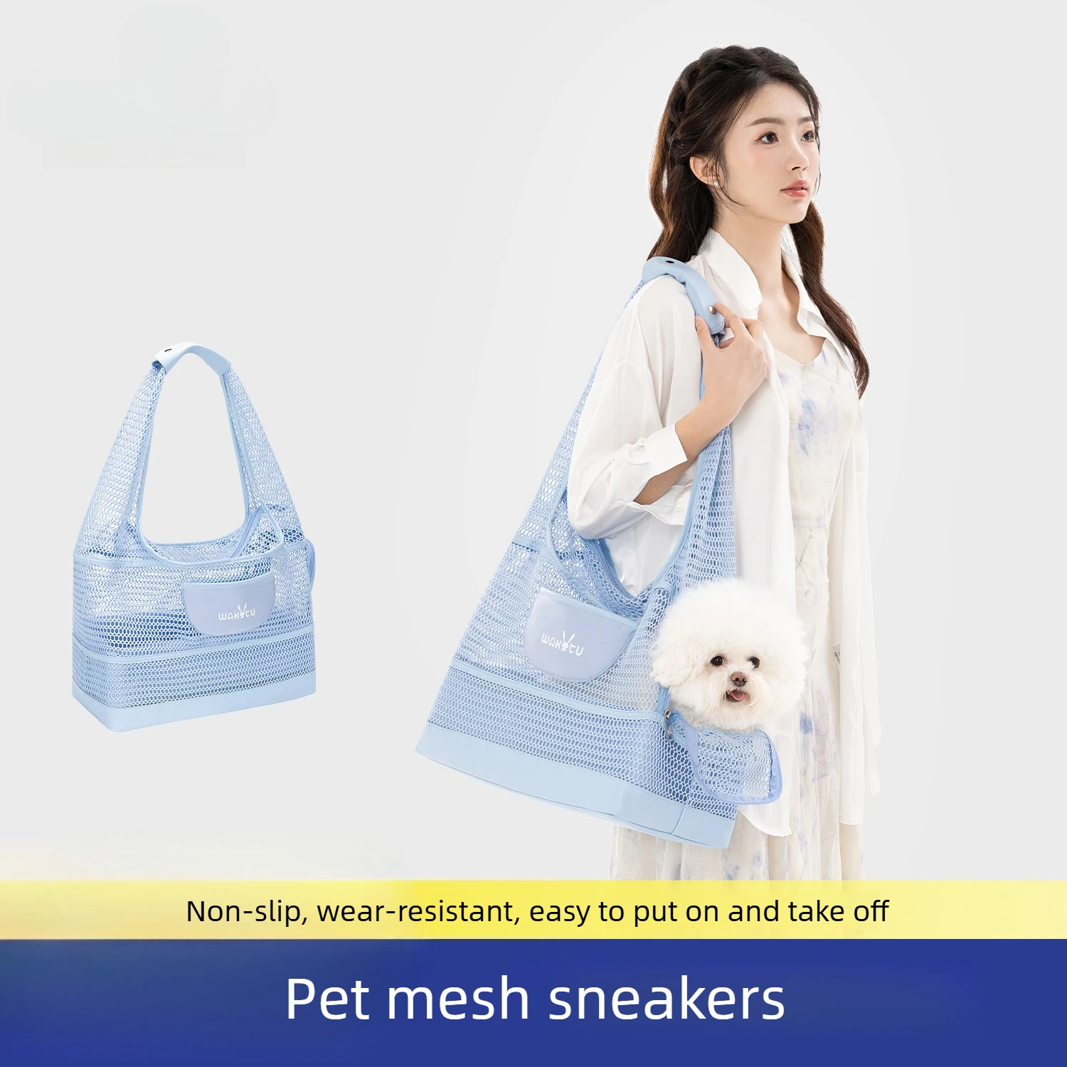 Mochila transportín transpirable para gatos y perros - imagen 3