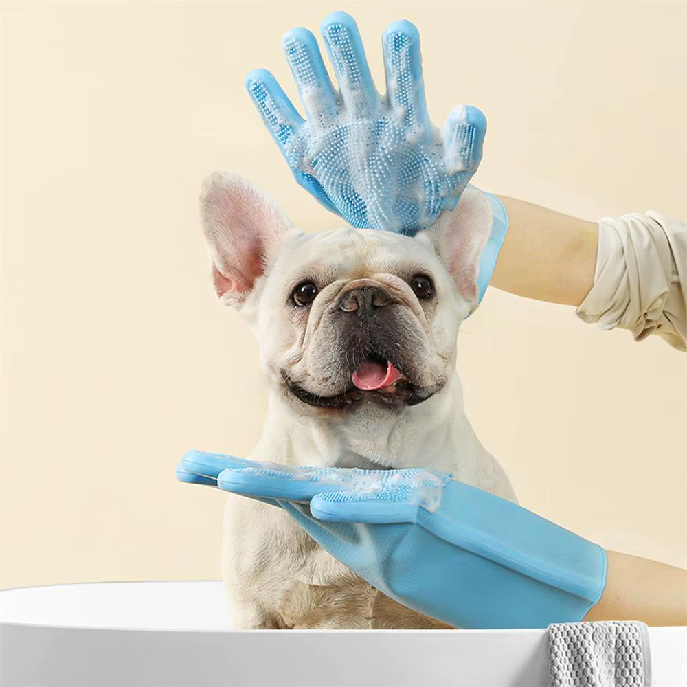 Guante quita pelos de silicona para perros y gatos con masaje - imagen 4