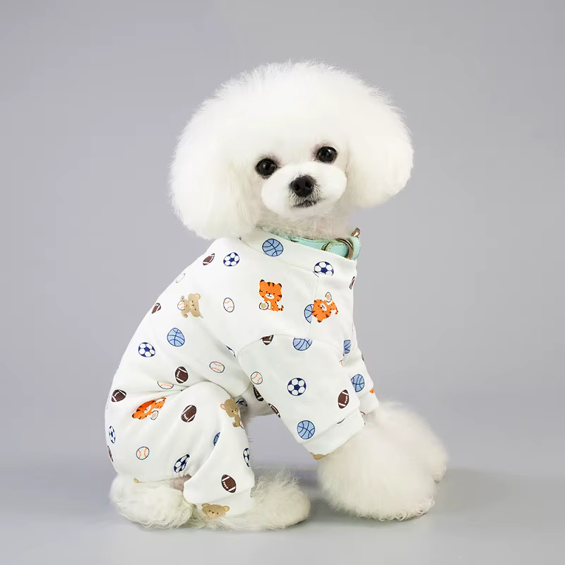 Mono pijama 4 patas algodón para Chihuahua, perros mini y gatos - imagen 2