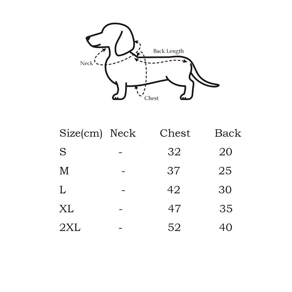 Camiseta de verano bonita para perro Dachshund