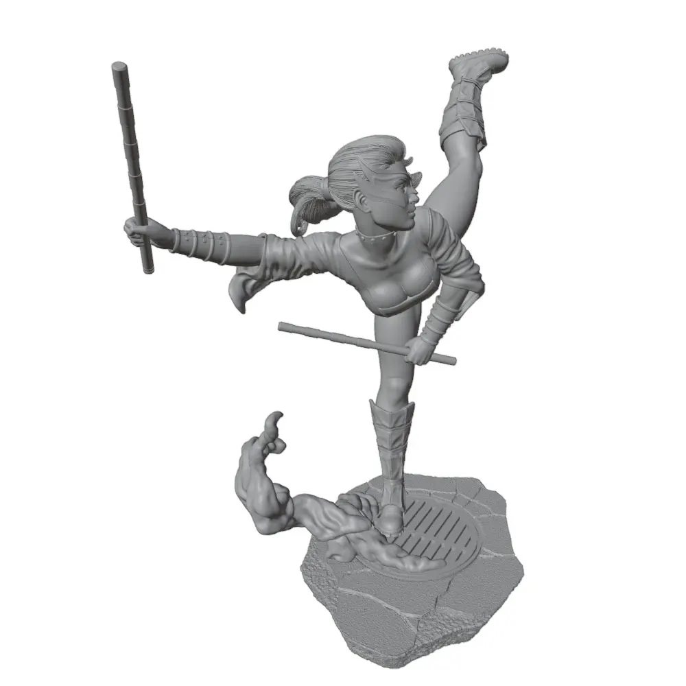 Miniatura modelo de resina en gris 3D para gatos y perros - imagen 2