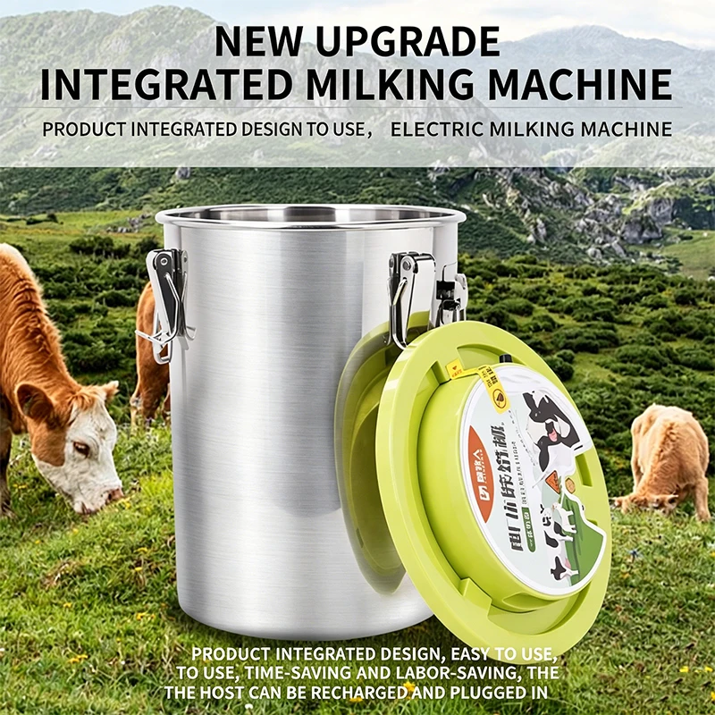 Máquina de ordeño eléctrica de acero inoxidable para cabras y vacas - imagen 4