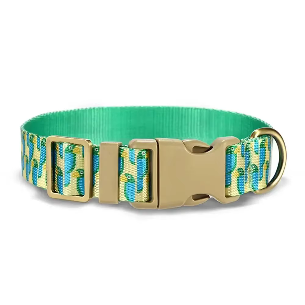Collar ajustable para perro con hebilla rápida y estampado suave - imagen 4
