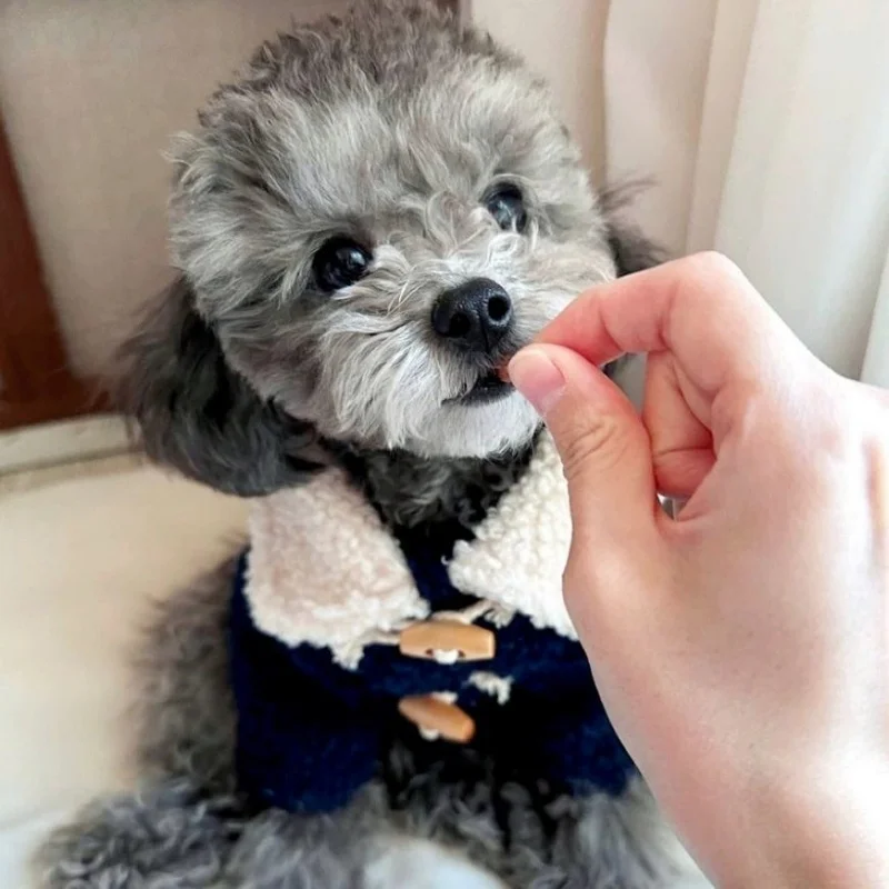 Abrigo de felpa para perros y gatos – Prenda cálida de invierno - imagen 4