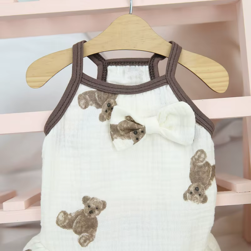 Vestido de verano con volantes para perros pequeños Yorkie - imagen 2