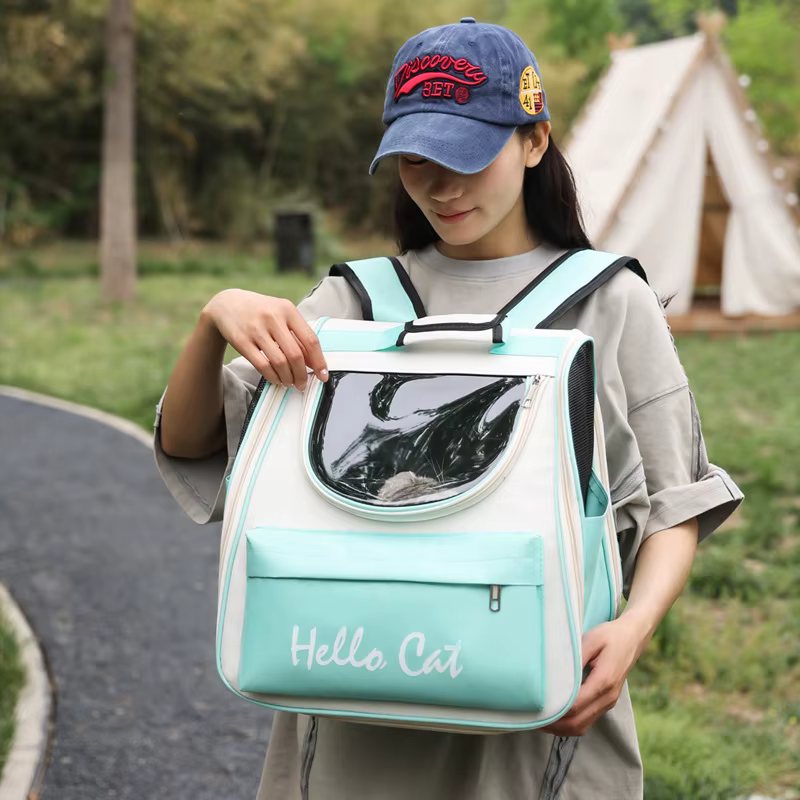 Mochila transportadora para gatos – Plegable, transpirable y segura - imagen 3
