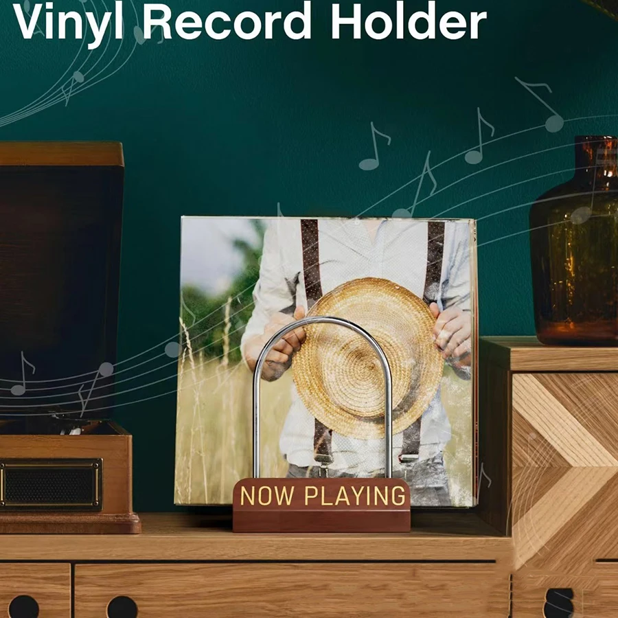 Soporte expandible de vinilos en posición cerrada