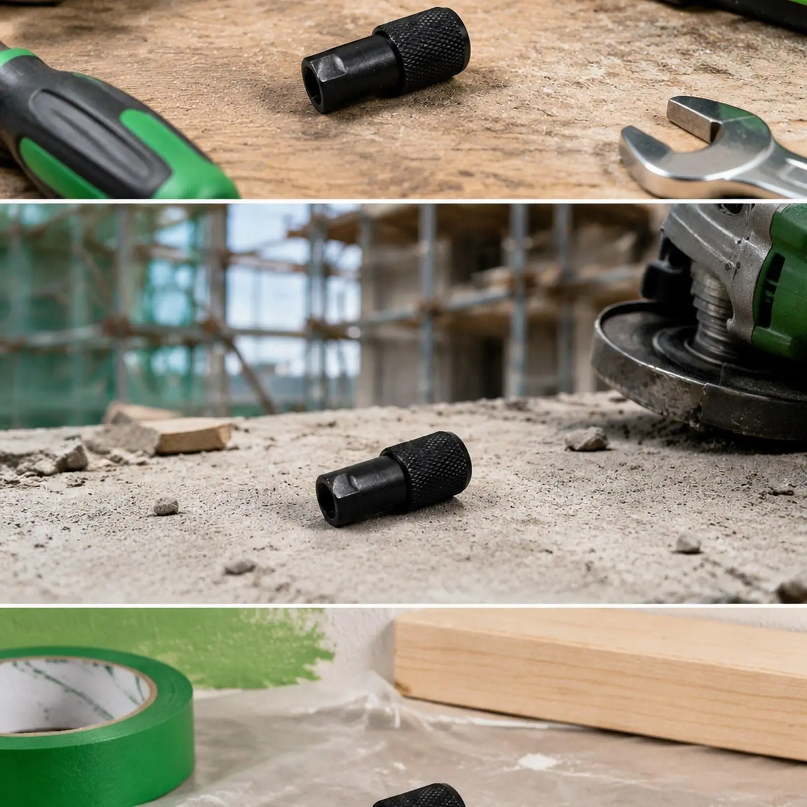 Adaptador M10 para amoladora – Vástago hexagonal para pulir metales - imagen 3