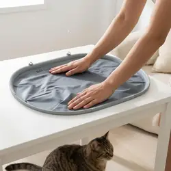 Alfombrilla anti-arena para arenero de gato
