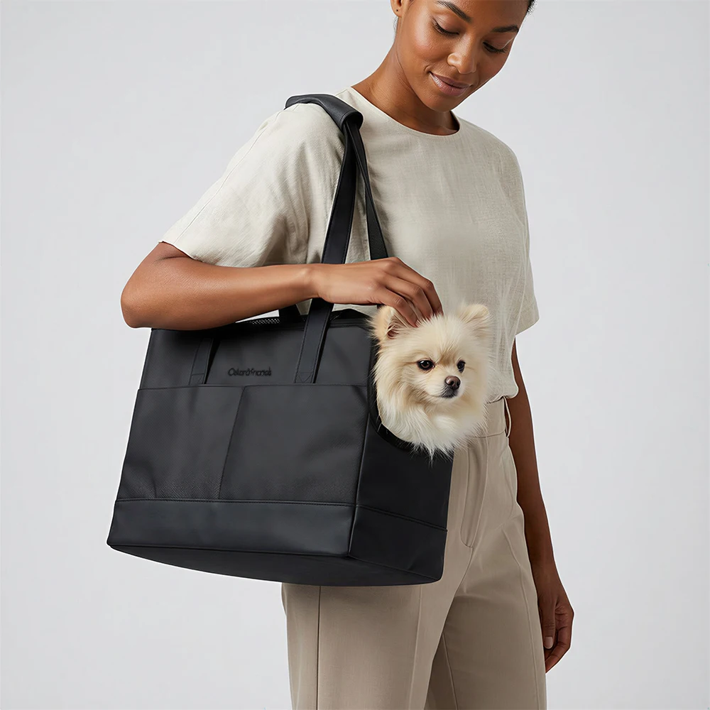 Transportín plegable para perros pequeños – Maletín de viaje con bolsillos