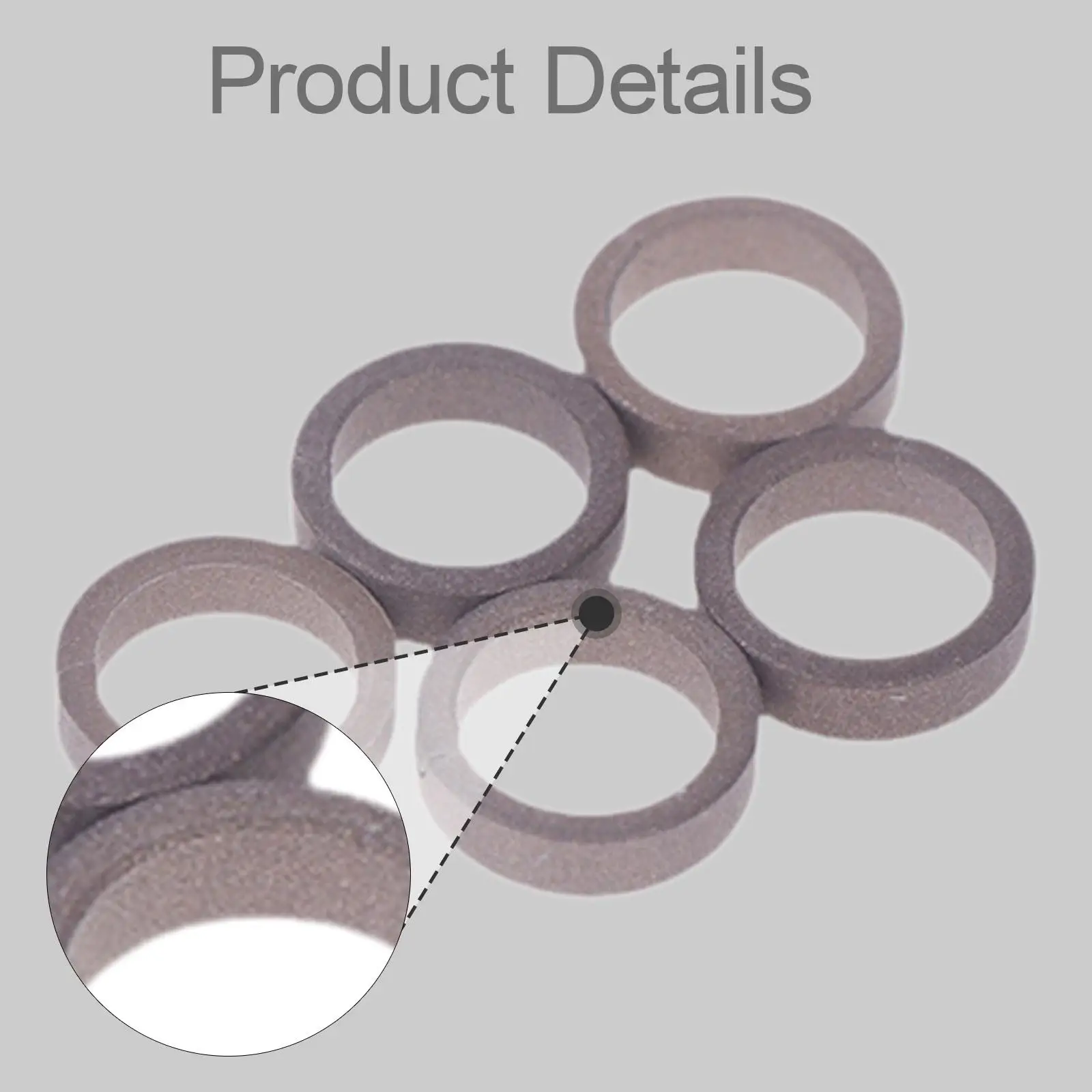 Anillos de pistón metálicos para reparación profesional