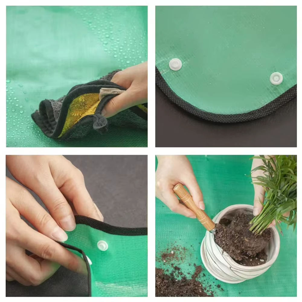 Alfombrilla impermeable plegable de jardín para gatos y perros - imagen 3