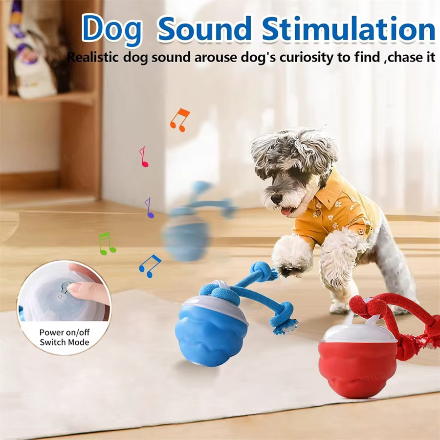 Pelota juguete interactiva perros y gatos con movimiento automático