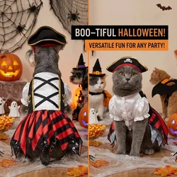 Disfraz de Pirata para Perros y Gatos – Traje de Fiesta para Mascotas