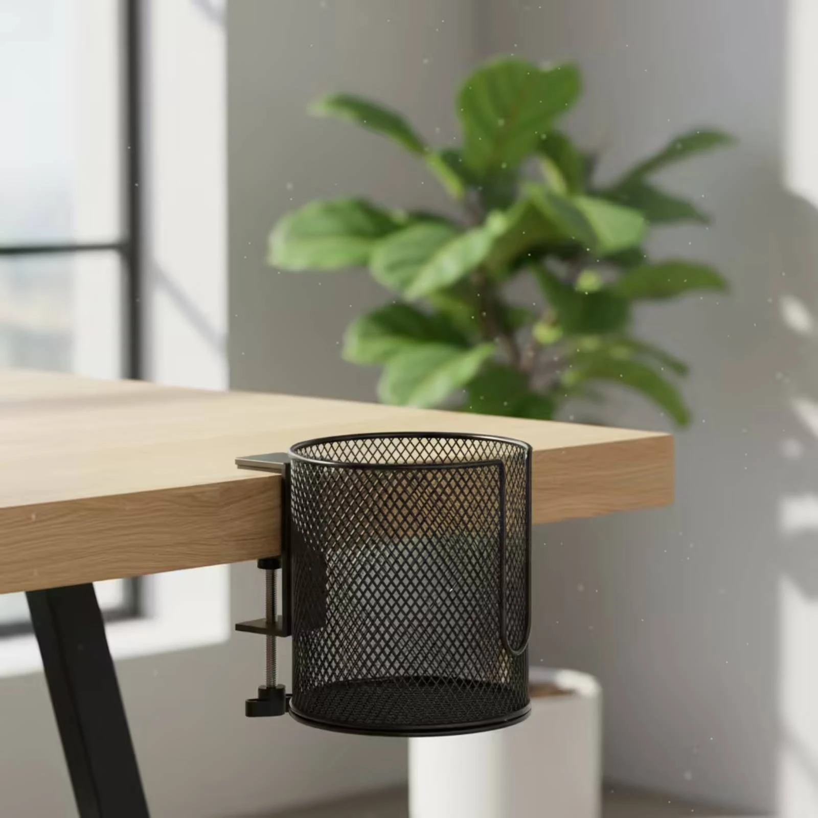 Soporte Portavasos con Abrazadera para Gatos y Perros – Portable para Mesa - imagen 2