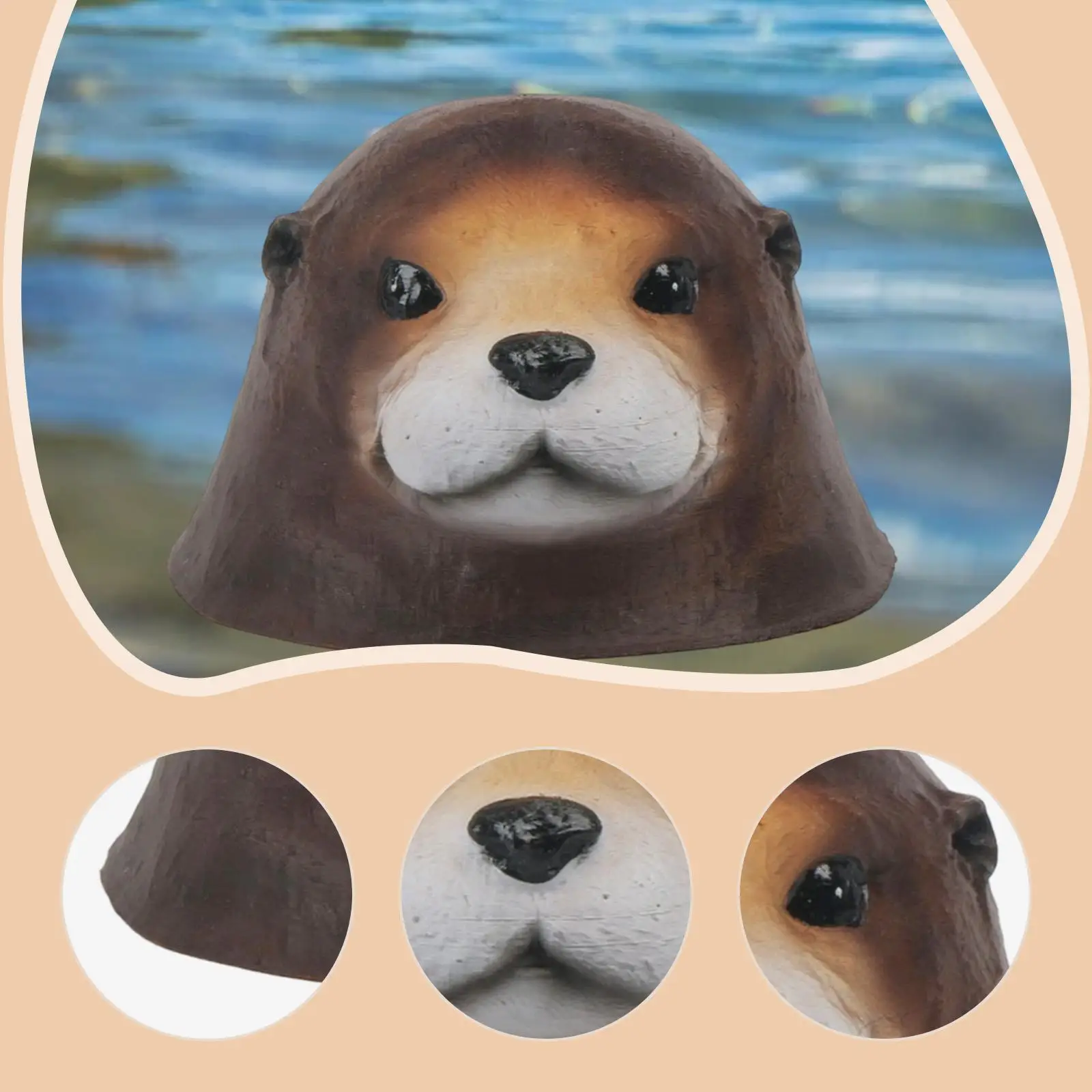 Resina resistente de la figura de foca