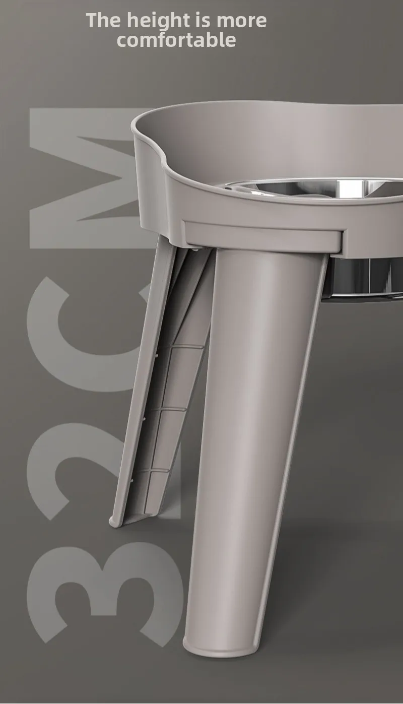 Base antideslizante y borde de drenaje