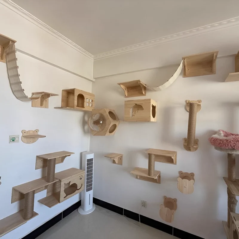 Detalle de la madera y acabados