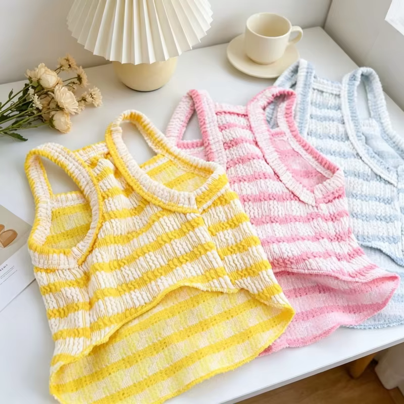 Chaleco bandolera de verano para perro y gato – Ropa fresca - imagen 5