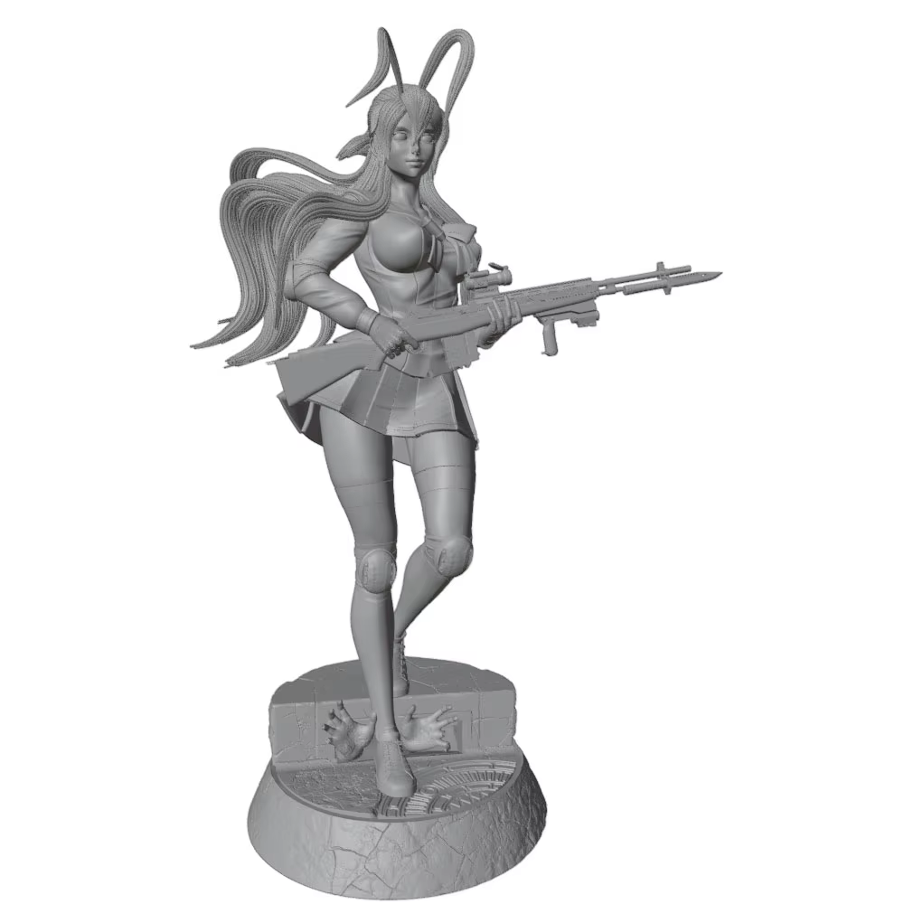 Kit modelo resina guerrera 1/24 75mm 3D DIY sin montar ni pintar