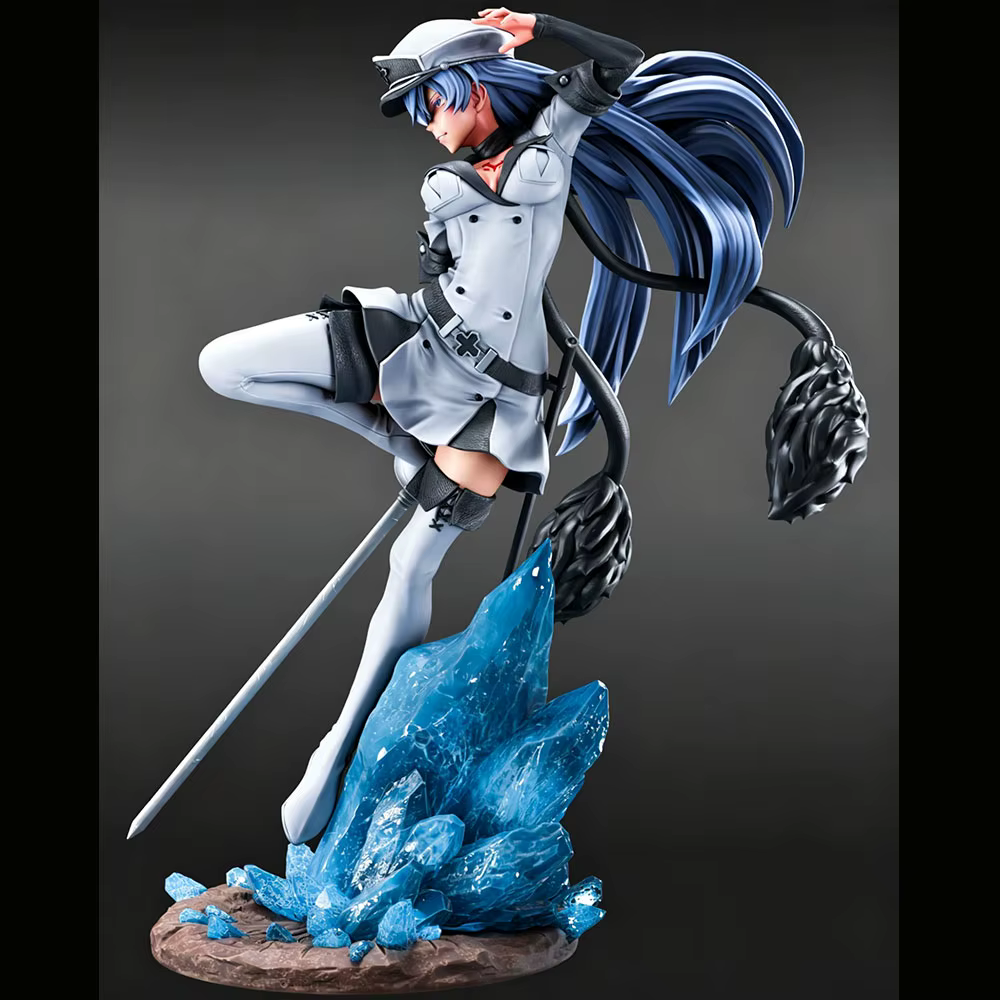 Estatua de personaje anime en miniatura para gatos y perros