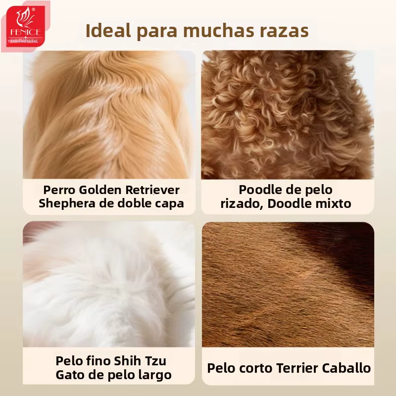 Cortapelos inalámbrico recargable de bajo ruido para perros y gatos - imagen 5