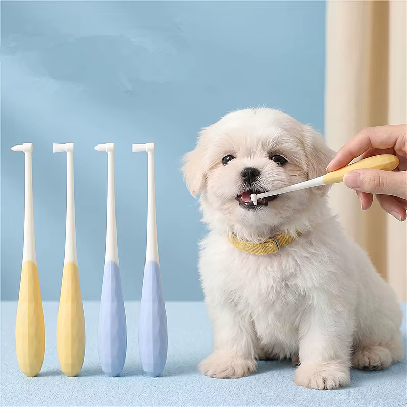 Cepillo de dientes para mascotas: suave para perros y gatos diario
