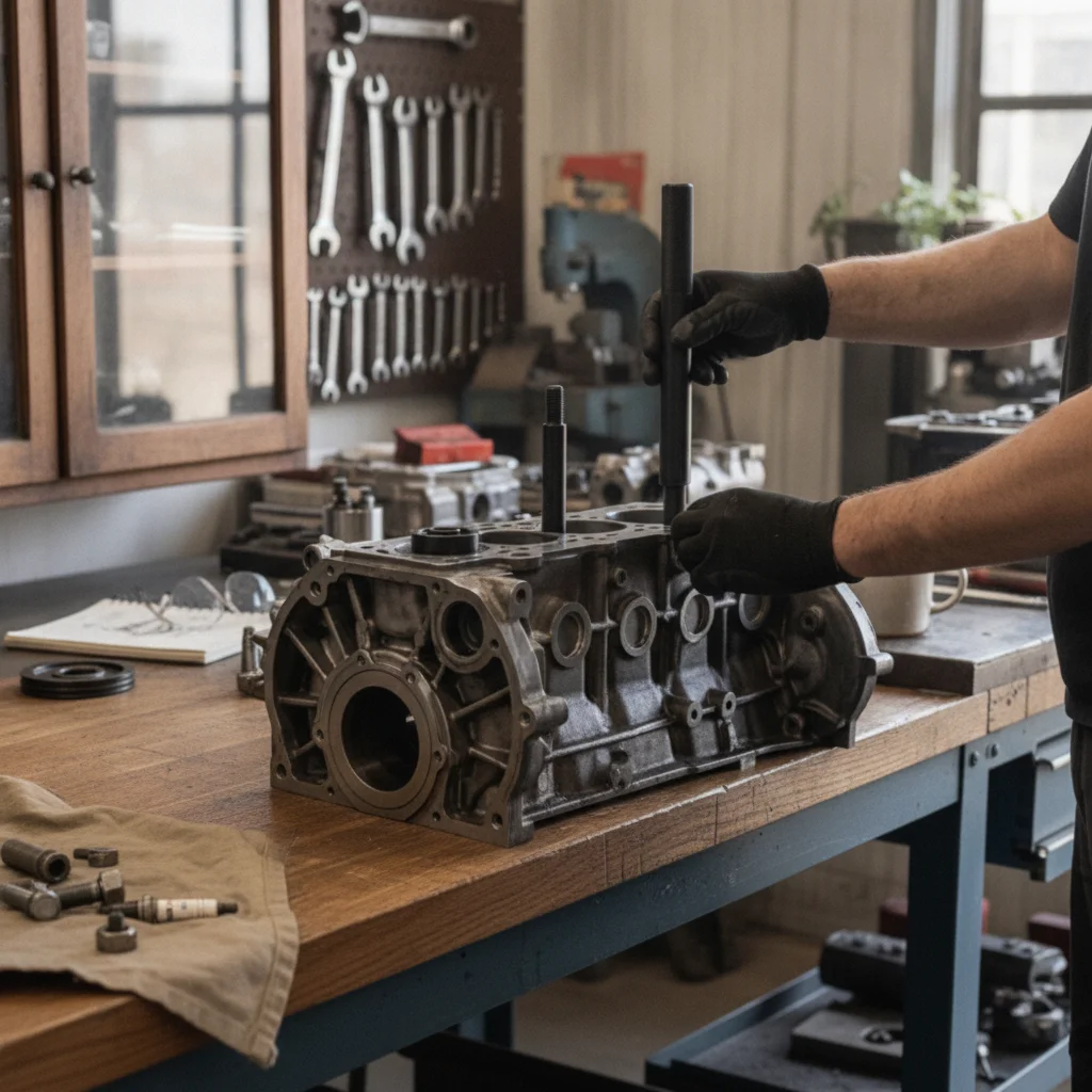 Kit de herramientas para rodamientos y alineación de motor – Ejes estriados