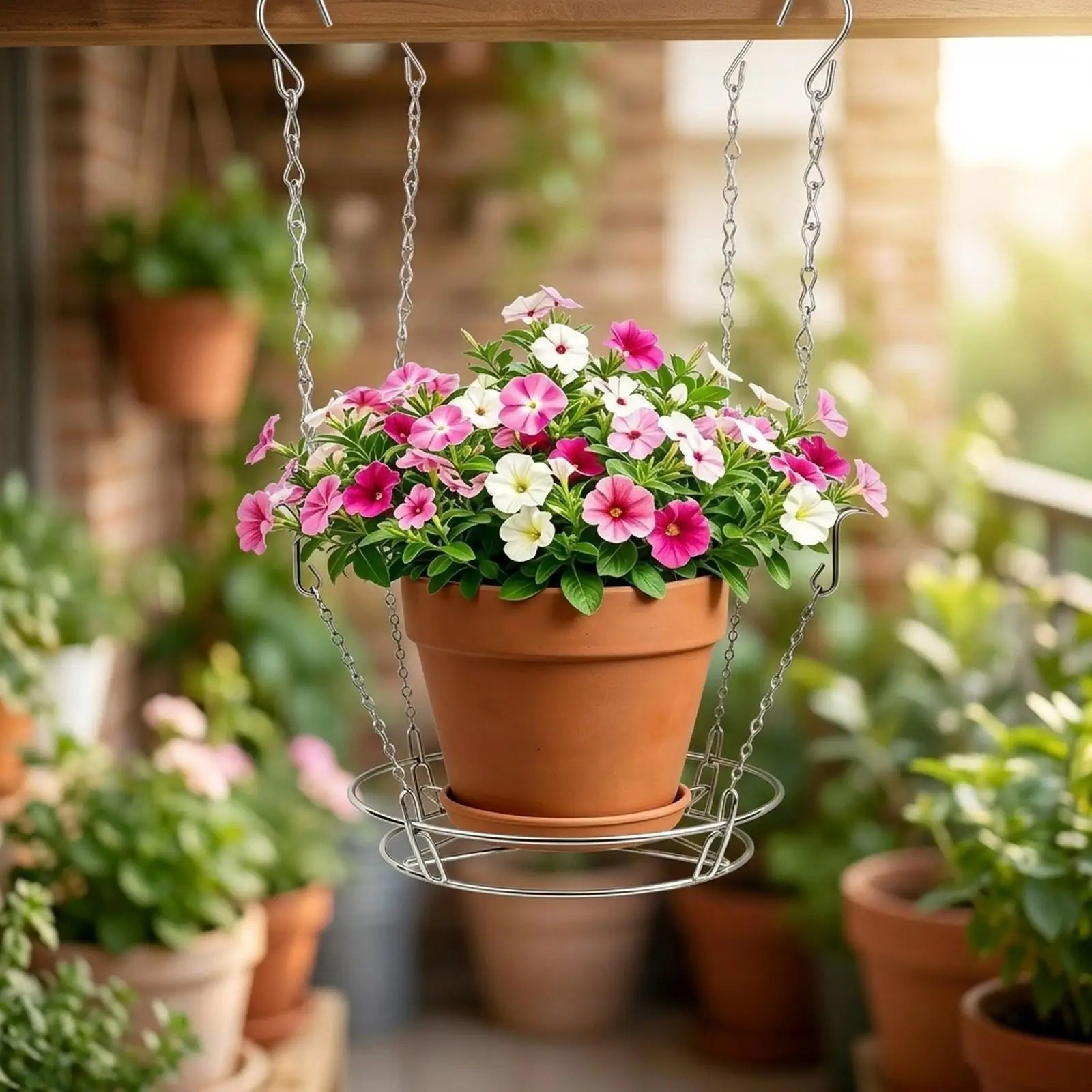 Nivelador ajustable para macetas grandes y altas – Elevador de plantas