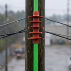 Funda Aislante para Poste Exterior – Impermeable con Faldones Múltiples para Linieros
