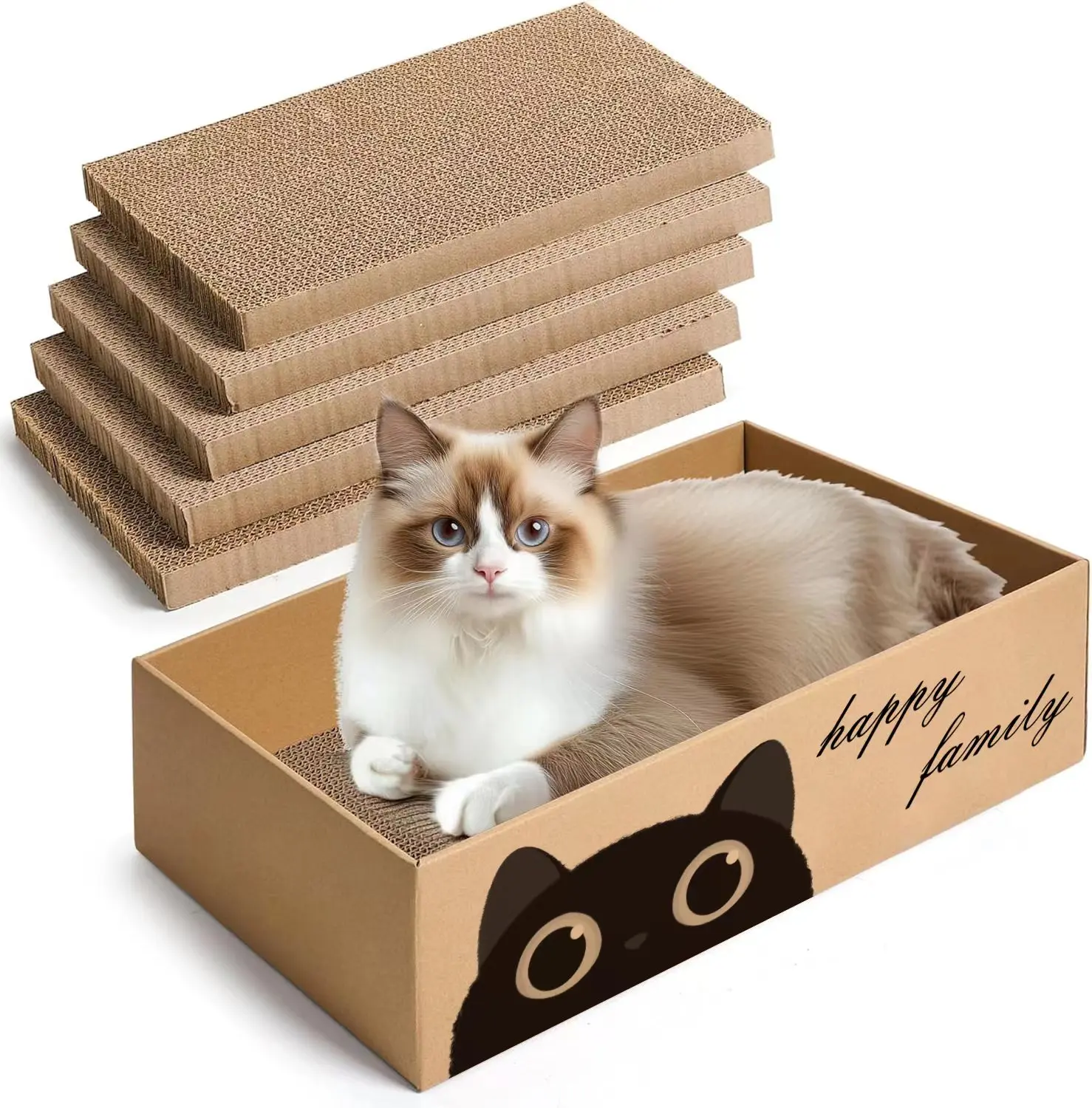 Rascador y cama para gatos - imagen 1